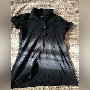 Gap Women's Black Polo Shirt